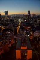 夕暮れの東京