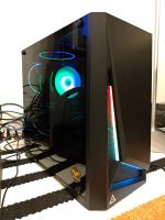 自作PC、やっと完成。